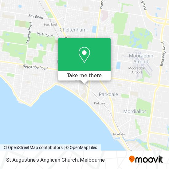 St Augustine's Anglican Church map