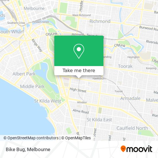 Bike Bug map