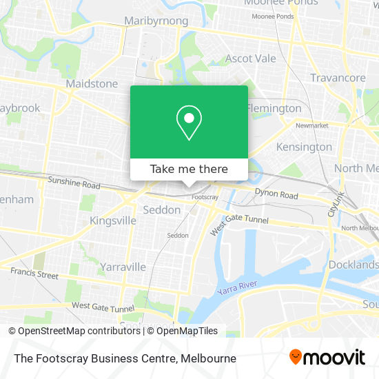 The Footscray Business Centre map