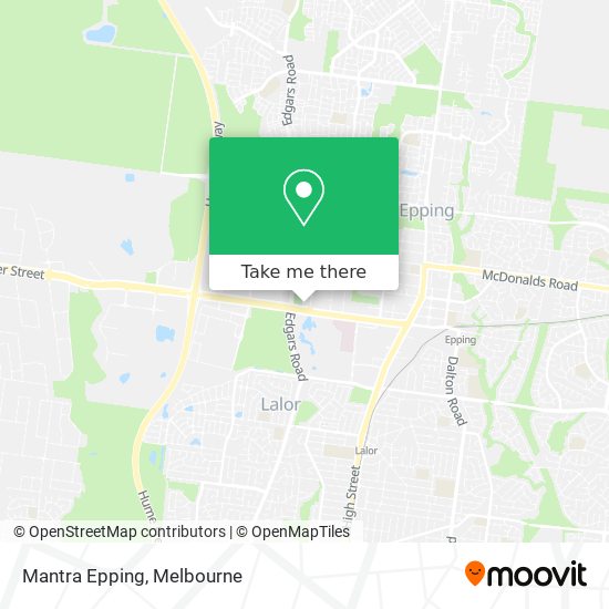 Mantra Epping map