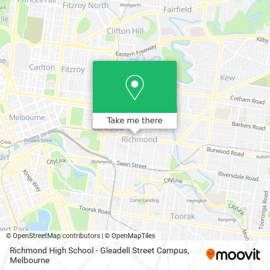 Richmond High School - Gleadell Street Campus map