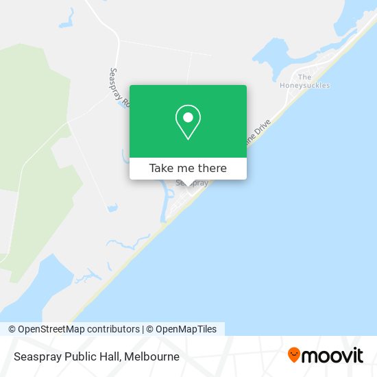 Seaspray Public Hall map
