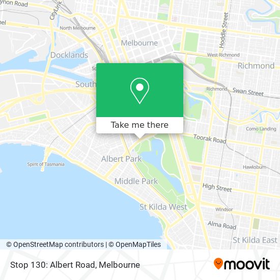 Mapa Stop 130: Albert Road