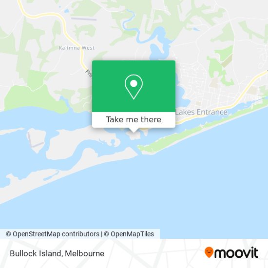 Bullock Island map