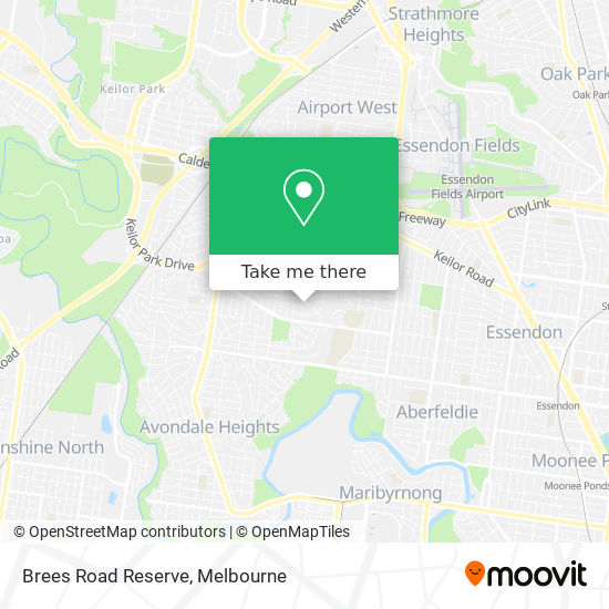 Mapa Brees Road Reserve