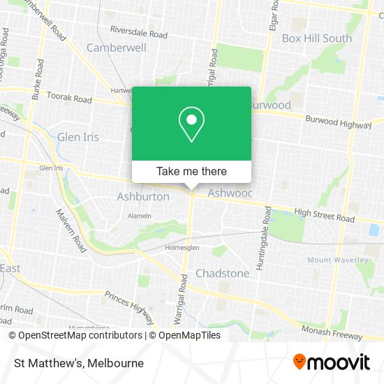 St Matthew's map