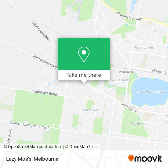 Lazy Moe's map
