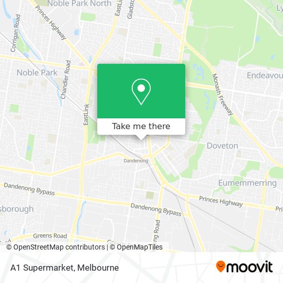 A1 Supermarket map