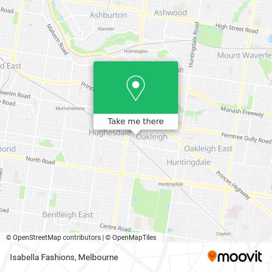 Isabella Fashions map