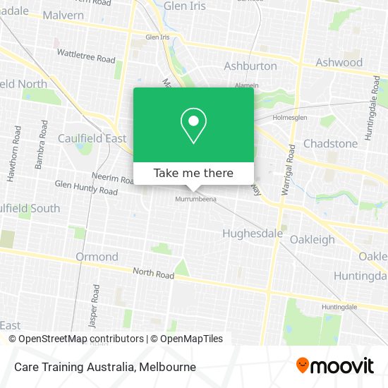 Care Training Australia map