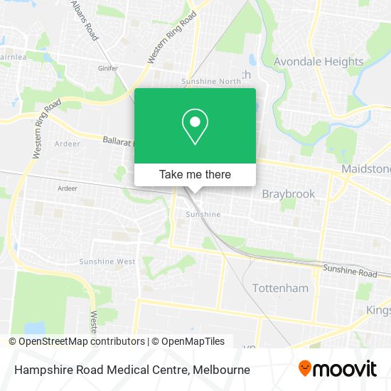 Hampshire Road Medical Centre map