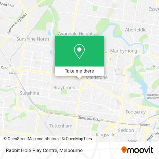 Mapa Rabbit Hole Play Centre