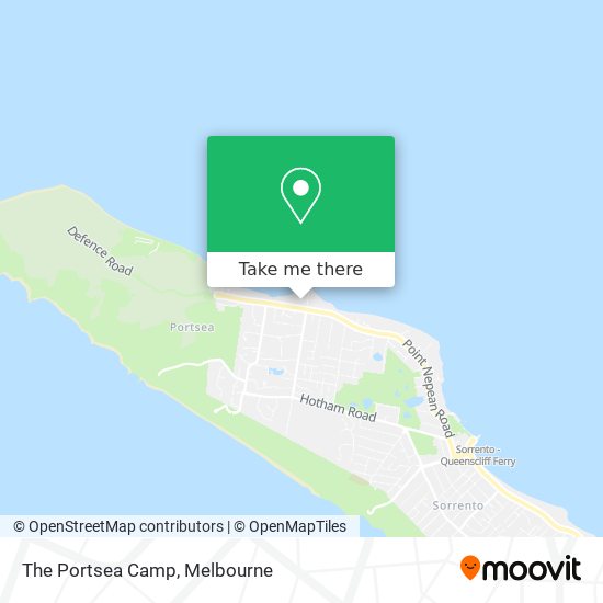 The Portsea Camp map