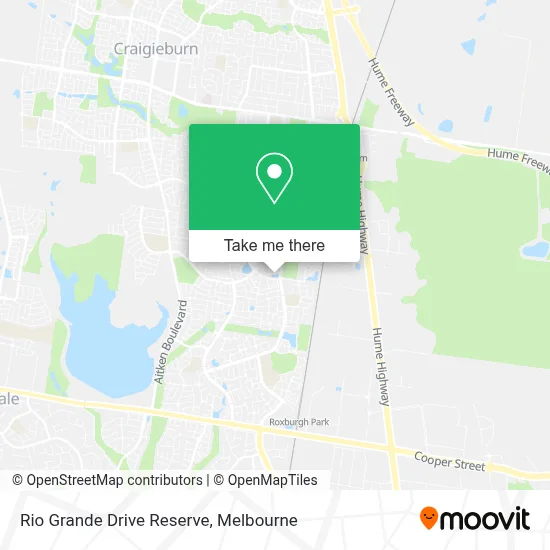 Mapa Rio Grande Drive Reserve