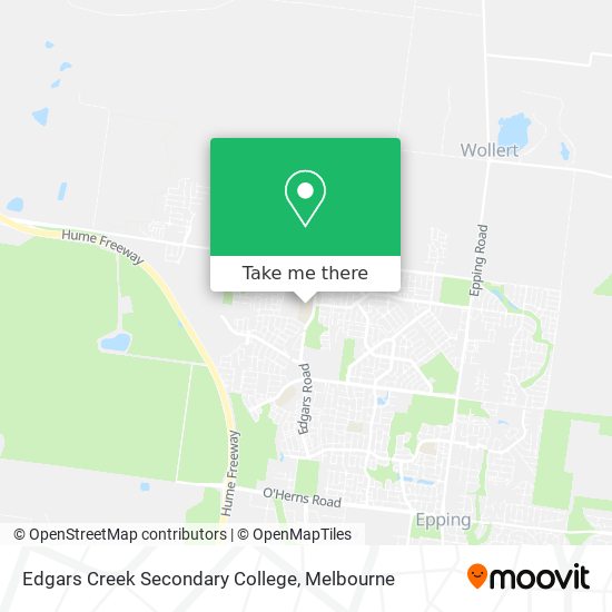 Edgars Creek Secondary College map