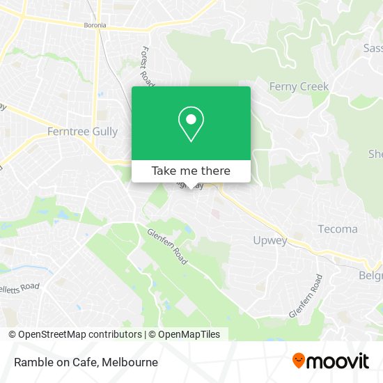 Ramble on Cafe map