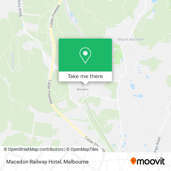 Macedon Railway Hotel map