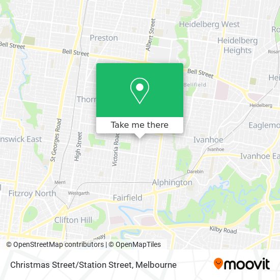 Christmas Street / Station Street map