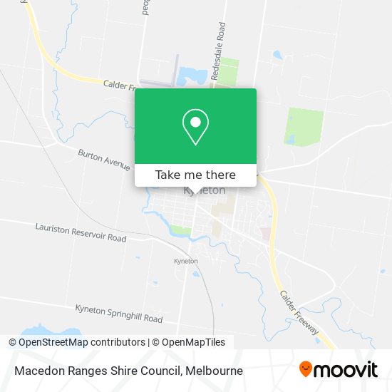 Macedon Ranges Shire Council map
