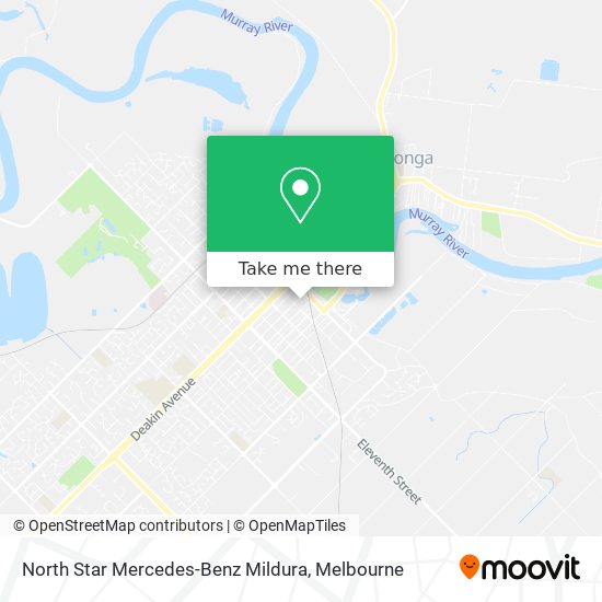 North Star Mercedes-Benz Mildura map