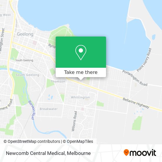 Newcomb Central Medical map