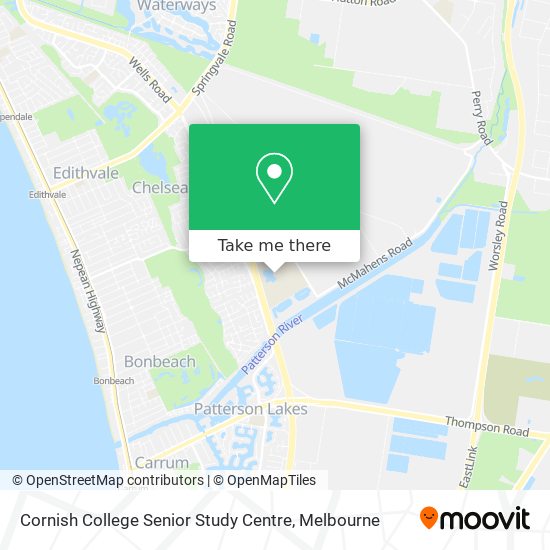 Cornish College Senior Study Centre map