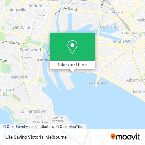 Life Saving Victoria map