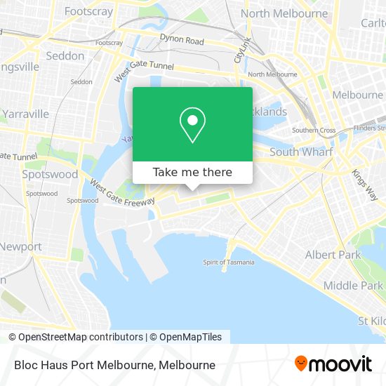 Bloc Haus Port Melbourne map
