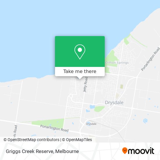 Griggs Creek Reserve map