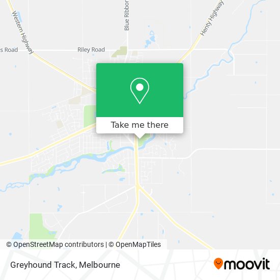 Greyhound Track map