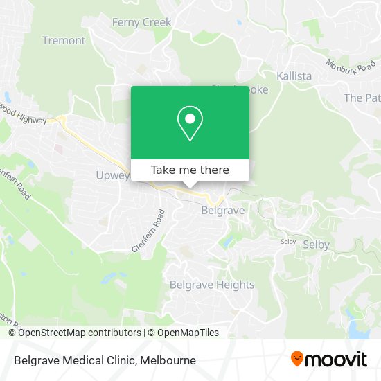 Belgrave Medical Clinic map