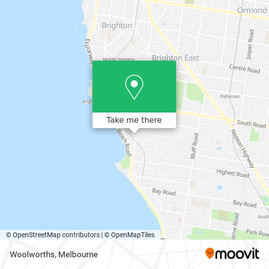 Woolworths map