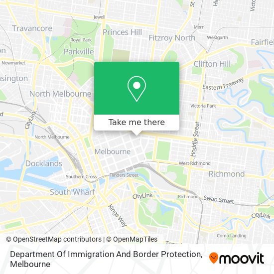 Department Of Immigration And Border Protection map