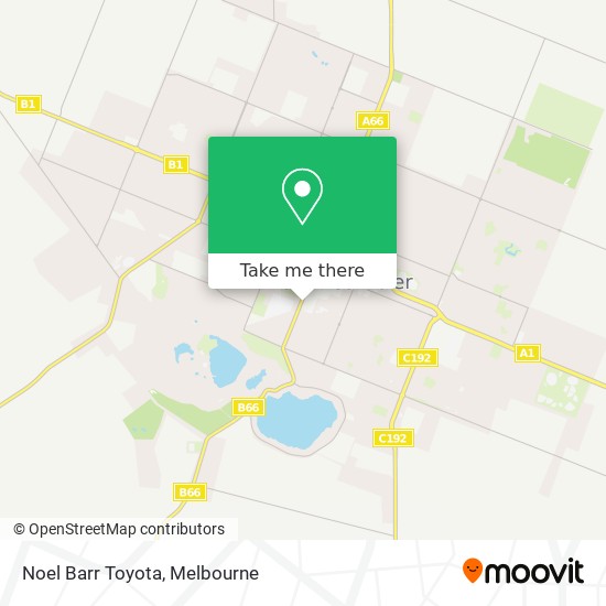 Noel Barr Toyota map
