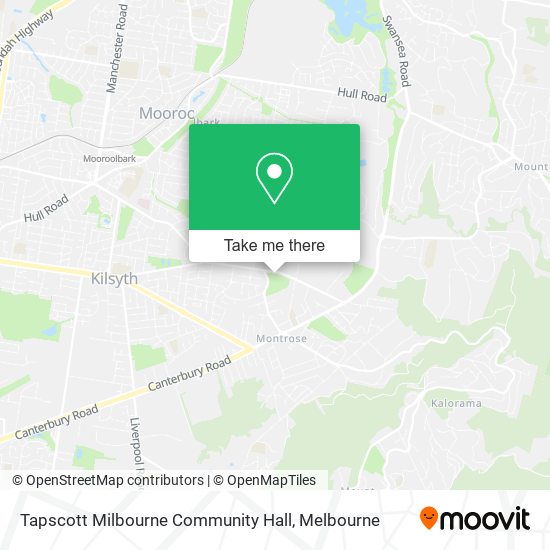 Tapscott Milbourne Community Hall map