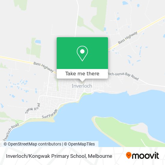 Inverloch / Kongwak Primary School map