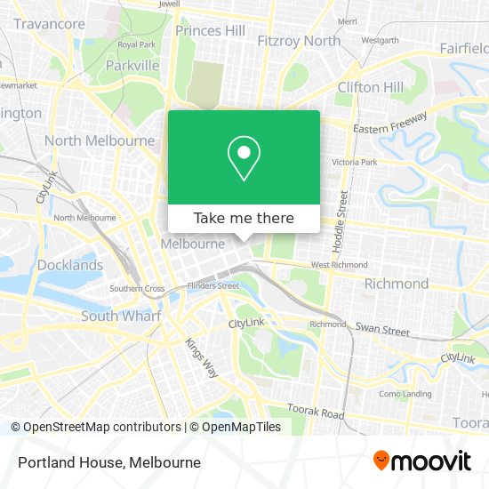 Portland House map