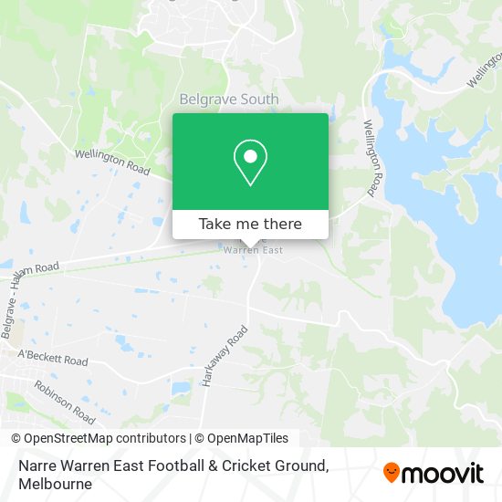 Narre Warren East Football & Cricket Ground map
