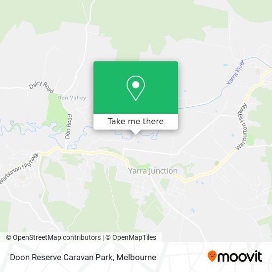 Doon Reserve Caravan Park map