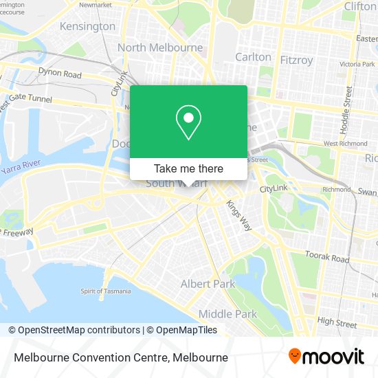 Melbourne Convention Centre map