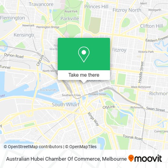 Australian Hubei Chamber Of Commerce map