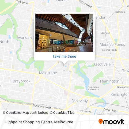 Highpoint Shopping Centre Map How To Get To Highpoint Shopping Centre In Maribyrnong By Bus, Train Or  Tram?