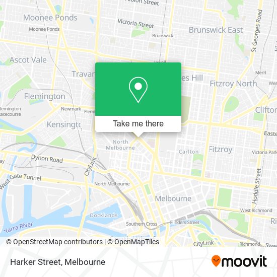 Harker Street map