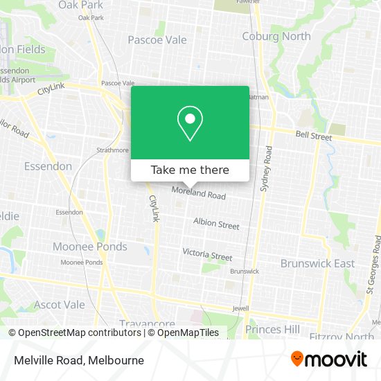 Melville Road map