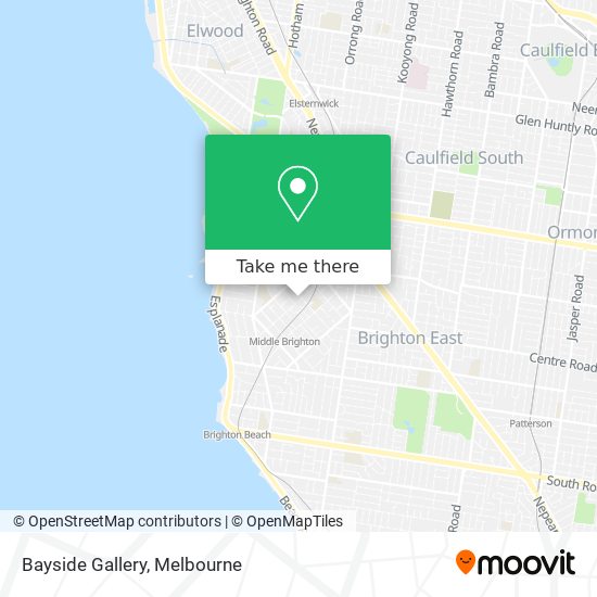 Bayside Gallery map