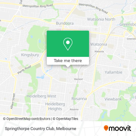 Springthorpe Country Club map