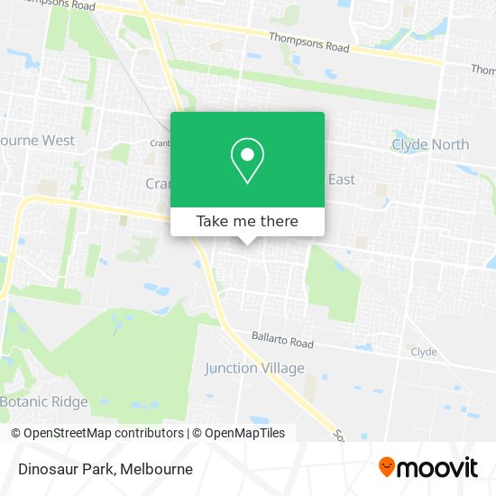 Dinosaur Park map
