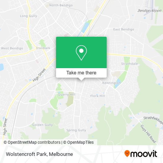 Mapa Wolstencroft Park