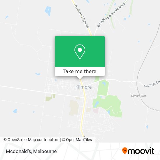 Mcdonald's map