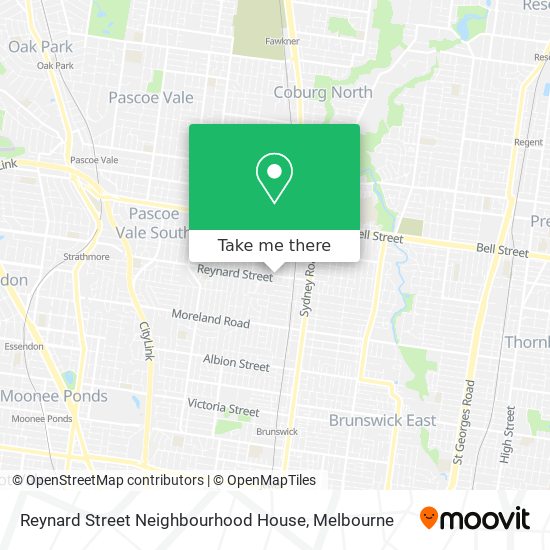Reynard Street Neighbourhood House map